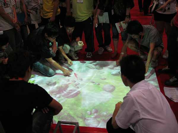 地面互动投影出租案例